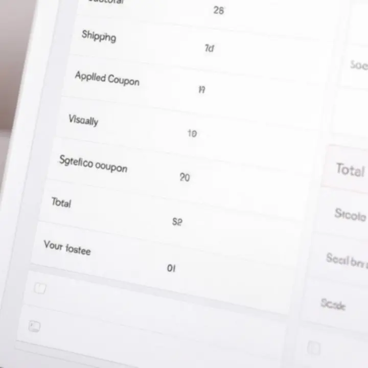 Podgląd podsumowania zamówienia na ekranie telefonu