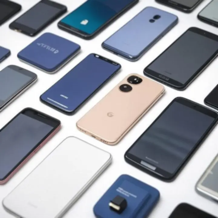 Różne modele smartfonów prezentujące kompatybilność akcesoriów