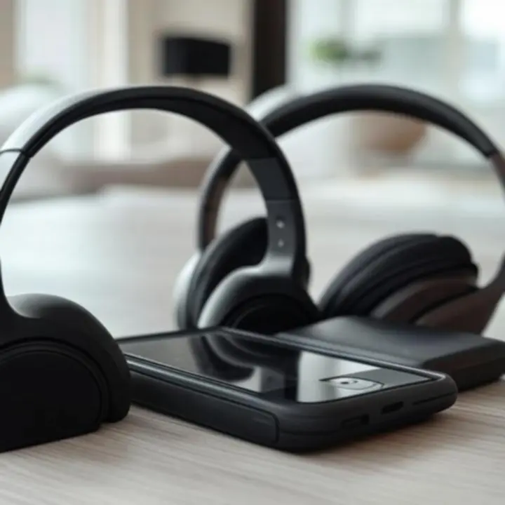 Zestaw nowoczesnych akcesoriów do telefonów