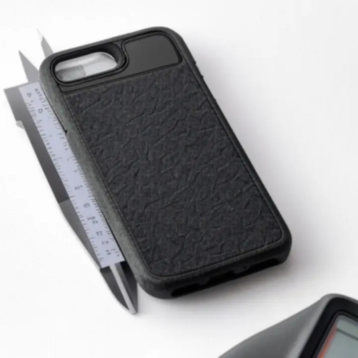 Wizualizacja wymiarów i wagi akcesorium do telefonu